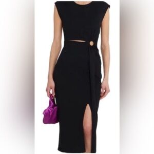 Elegant Black Sleeveless Dress